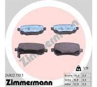 ZIMMERMANN 24822.170.1 Brake pad set