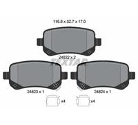 Brake pads 2482201 TEXTAR for DODGE FIAT VW CHRYSLER