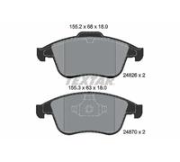 BRAKE PAD SET DISC BRAKE 2482601 FOR RENAULT GRAND/SCENIC/III M9R610/615 2.0L