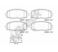 Fits BRECK 24910 00 702 00 Brake Pad Set, disc brake 24910 00 702 00 ⭐UK Stock⭐
