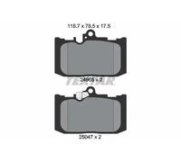 Brake pads 2496501 TEXTAR for LEXUS GS RC