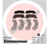 ZIMMERMANN 25007.168.1 Brake pad set