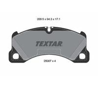 TEXTAR 2500703 Brake pad set