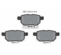 Brake pads 2501601 TEXTAR for TOYOTA ASTON MARTIN SUBARU LEXUS