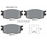 Brake pads 2501901 TEXTAR for HYUNDAI i20 I
