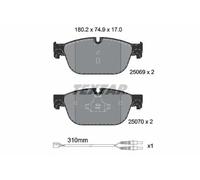 Front Brake Pad Set Fits Citroën C5 C6 Peugeot 407 508 508 SW TEXTAR 2506901