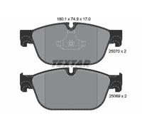 Textar Car Brake Pad Front Prepared For Wear Indicator For Citroën 2507001