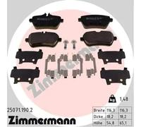 ZIMMERMANN 25071.190.2 Brake pad set