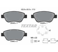 Textar Front Brake Pads fits Opel Adam Vauxhall FWD M13 2509501