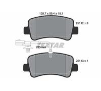 Rear Brake Pads For Disc Fits Nissan NV400 Opel Renault Vauxhall TEXTAR 2511201