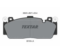 Brake pads 2513301 TEXTAR for BMW 6 Coupe 6 Convertible 5 6 Gran Coupe 2 Coupe