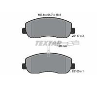Textar Brake Pads 2514701 – Genuine OE Full Set of 4 Front