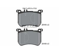 Textar Brake Pad Set 2518301 – Front – Full set of 4 – Genuine OE – Mercedes S-Class/SL