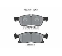 Front Brake Pad Set For Disc Fits Mercedes-Benz GL-Class GLE GLS TEXTAR 2519202