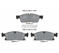 TEXTAR 2519209 Brake pad set