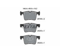 Brake pads 2519901 TEXTAR for BMW 1 Sports Hatch X3 3 3 Gran Turismo 4 Coupe X4