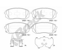2x ✅Fits BRECK 25205 00 701 10 Brake Pad Set, disc brake 25205 00 70 ⭐UK Seller⭐