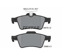 TEXTAR 2521801 Brake pad set
