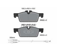 TEXTAR 2522204 Brake pad set