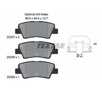 Brake pads 2533703 TEXTAR for HYUNDAI KIA