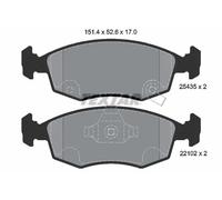 TEXTAR 2543501 Brake pad set