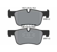 Textar 2550601 Brake Pad Set, disc brake