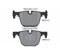 Rear Textar Brake Pad Set - 2551401
