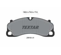 TEXTAR 2551901 Brake pad set