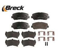 Brake pads 25564 00 701 10 BRECK for JEEP CHEROKEE CHEROKEE VAN