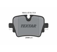 TEXTAR 2558501 Brake pad set