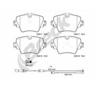 Brake pads 25617 00 701 00 BRECK for BMW MINI TOYOTA
