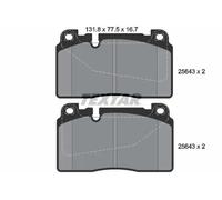 Brake pads 2564301 TEXTAR for AUDI PORSCHE