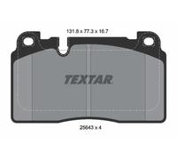 Brake pads 2564305 TEXTAR for AUDI Q5