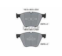 Brake pads 2567501 TEXTAR for BMW 7