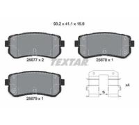 Brake Pad Set For Disc Brake Rear Mando System Fits Hyundai Kia TEXTAR 2567701