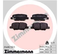 ZIMMERMANN 25688.150.1 Brake pad set