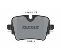 TEXTAR 2574201 Brake pad set