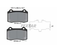 Brake pads 2574301 TEXTAR for JEEP HYUNDAI TESLA