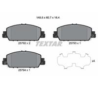 Textar Front Brake Pads fits Honda Accord Vezel HR-V Stepwgn 2579201
