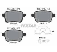 TEXTAR 2581802 Brake pad set