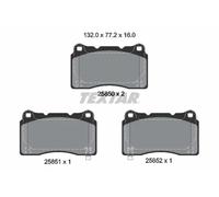 TEXTAR 2585001 Brake pad set