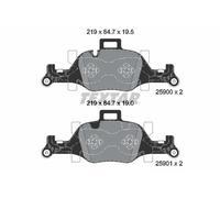 Front Brake Pad Set Fits BMW 2 Series 3 Series 4 Series i4 X3 TEXTAR 2590001