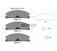 Brake pads 2590201 TEXTAR for FORD USA EXPLORER