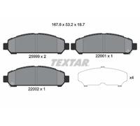 TEXTAR 2599901 Brake pad set