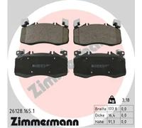 ZIMMERMANN Brake Pad Set 26128.165.1 for Mercedes-Benz A-Class, CLA, GLA