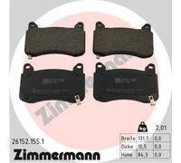 Brake pads 26152.155.1 ZIMMERMANN for TESLA MODEL 3 MODEL Y