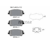 TEXTAR 2615701 Brake pad set