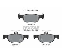 Brake pads 2617401 TEXTAR for MAZDA 3 Hatchback 3 Saloon CX-30 MX-30