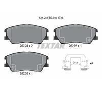 Brake pads 2622401 TEXTAR for KIA SOUL III SOUL III Cargo