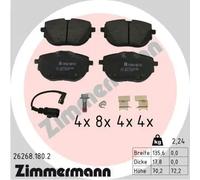 ZIMMERMANN 26268.180.2 Brake pad set